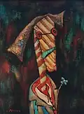 "Chéri chéri", huile sur toile 1967-1969
