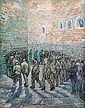 La Ronde des Prisonniers de Vincent Van Gogh.
