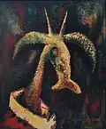"Mouchard", huile sur toile 1967-1969
