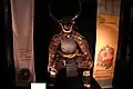 Kabuto japonais orné de cornes de buffle.