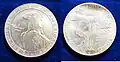 Pièce d'argent de 1 dollar 1983 P commémorant les Jeux olympiques de Los Angeles en 1984.
