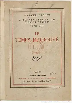 Image illustrative de l’article Le Temps retrouvé