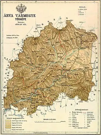 Localisation de Árva