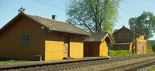 La gare d'Åbogen.