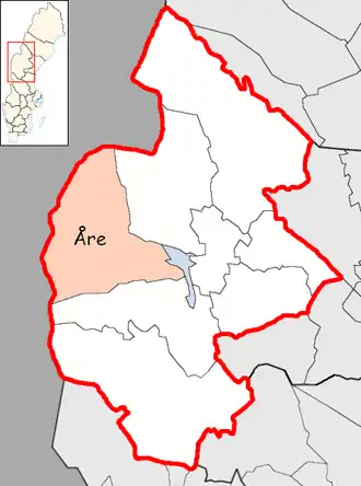Localisation de Åre