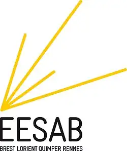 Description de l'image École européenne supérieure d'art de Bretagne logo.jpg.