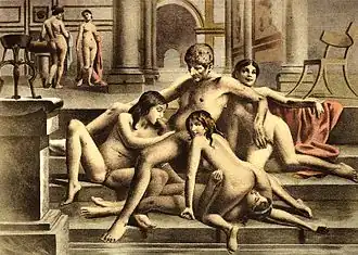 Suites de dessins pour le Manuel d’érotologie classique de Forberg (I).