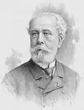 Le compositeur français Édouard Lalo (vers 1891).