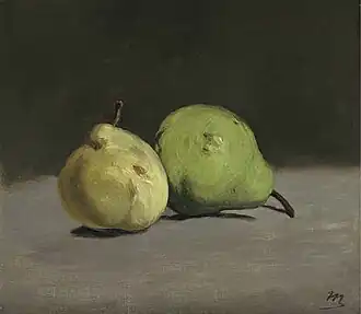Deux poires, 1864, collection privée.