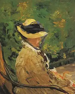 Madame Manet (Suzanne Leenhoff, 1829–1906) à BellevueMetropolitan Museum (New York).