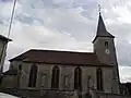 Église Saint-Epvre, vue de côté.