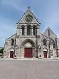 Façade de l'église Notre-Dame.