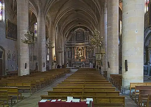 Vue de l'intérieur.