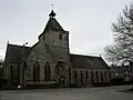 Vue extérieure de l’église.