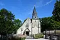 L'église Saint-Étienne. Vue ouest.