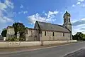 Vue nord-est de l'église.