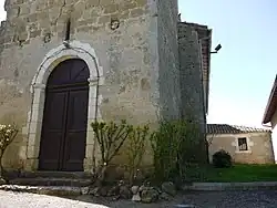 La base du clocher.