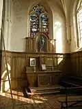 Chapelle sud, chevet.