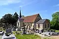 L'église Saint-Denis. Vue sud-est.