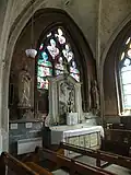 Chevet de la 2e&nbsp;chapelle du sud.