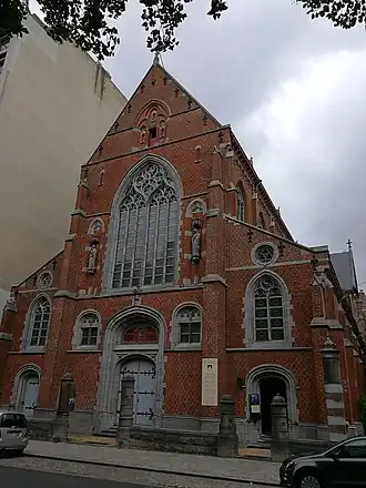 L'église Saint-Dominique, à Bruxelles