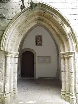 Vue du porche.