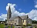 L'église Saint-Germain. Vue arrière sud.