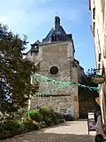 Œil-de-bœuf du clocher-tour.