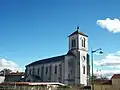 Église Saint-Jean à Ponlat, façade nord.
