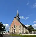 Façade occidentale de l'église Saint-Léger.