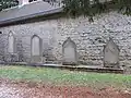 Tombes dans le cimetière adjacent