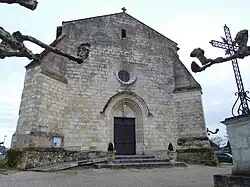 Sa façade ouest.