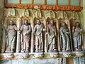 Porche de l'église Saint-Louis : les 6 autres apôtres.