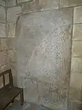 Dalle funéraire de Philippe de Boulainvilliers.