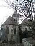 Chevet ; à gauche, l'abside méridionale.
