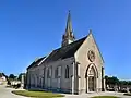 L'église Saint-Martin. Vue nord-ouest.