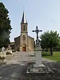 Le clocher de l'église.