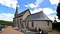 L'église Saint-Martin. Vue nord-ouest.