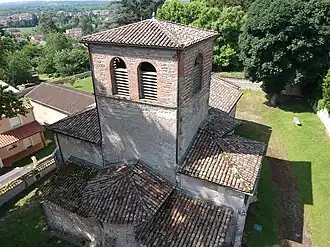 Vue de l'église (angle nord-est) en juin 2018.