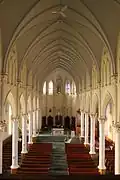 Intérieur de l'église Saint-Paul de Bas-Caraquet.