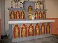 Le maître autel et le tabernacle.