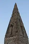 Vue du toit pyramidal.