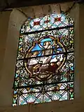 Vitrail de l'église Saint-Rémi.