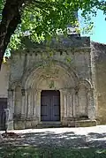 La façade ouest