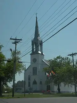 L'église Saint-Simon, de Saint-Simon.