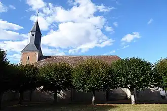L'église Saint-Sylvain.
