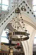 Lustre-lampe (côté gauche)