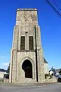 Église Sainte-Brigitte-et-Saint-Georges : la façade.