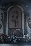 Le retable de saint Sébastien.