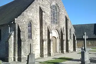 La façade occidentale.